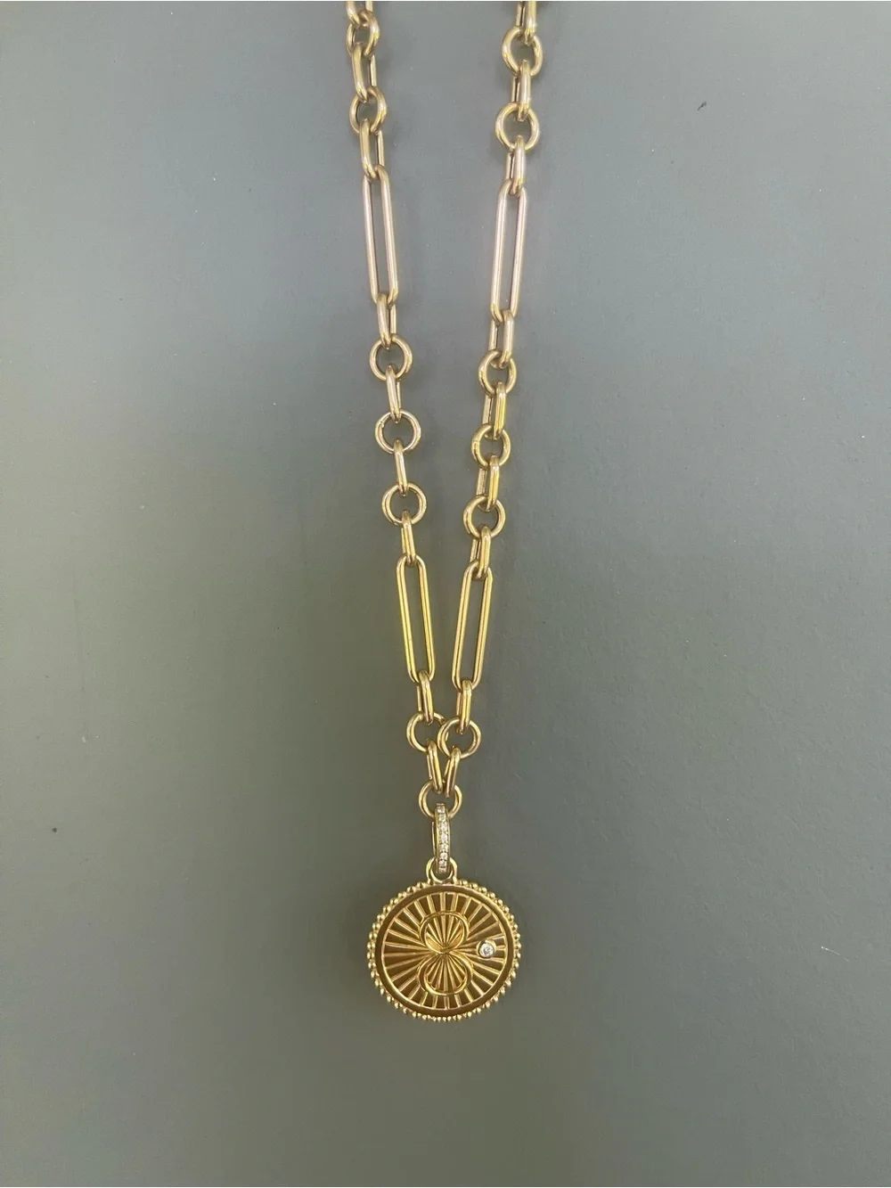 14k Mixed Clip Link Chain Foundrae inspired